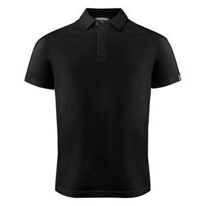 Harvest Mens Brookings Regular Polo Shirt / Black